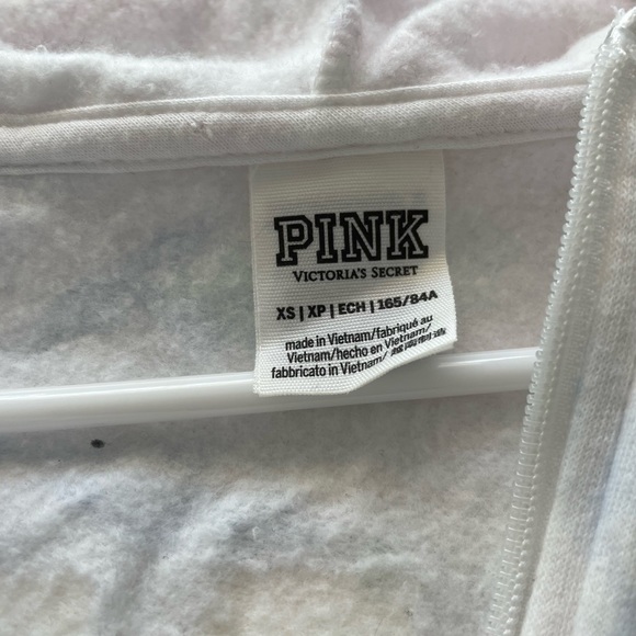 Victoria Secret PINK zip up hoody size XS - Picture 3 of 4